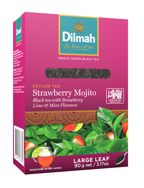 Чай Dilmah Mojito черный Клубничный мохито, 90 г - фото 4780