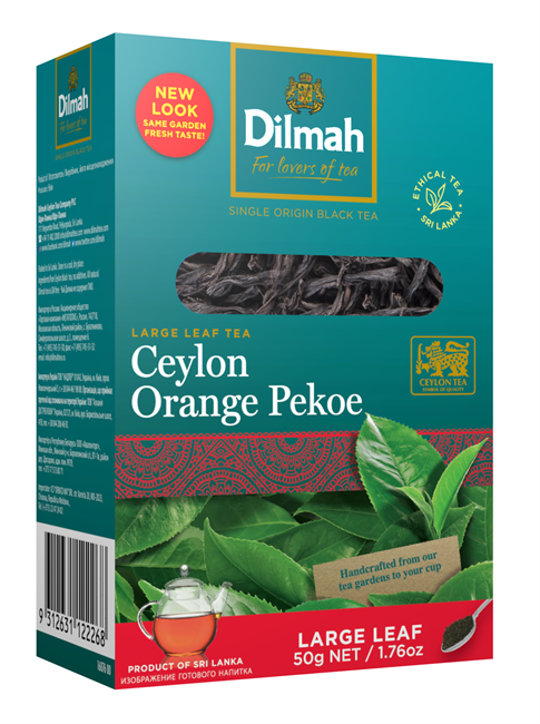 Чай Dilmah Premium Ceylon черный листовой, 50 г - фото 4793