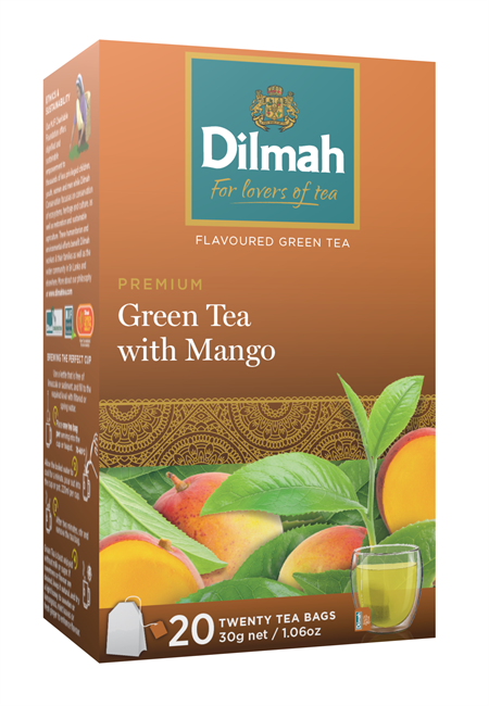 Чай Dilmah Special Green  зеленый Манго,  20 пак. - фото 4801