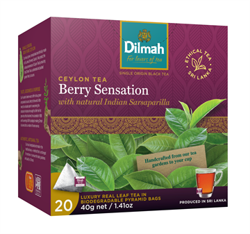 Чай Dilmah Inspiration черный цейлонский Ягодная сенсация, 20 пак.