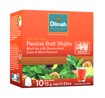 Чай Dilmah Mojito черный Маракуйя мохито, 10 пак.