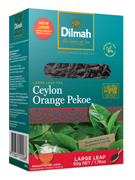 Чай Dilmah Premium Ceylon черный листовой, 50 г